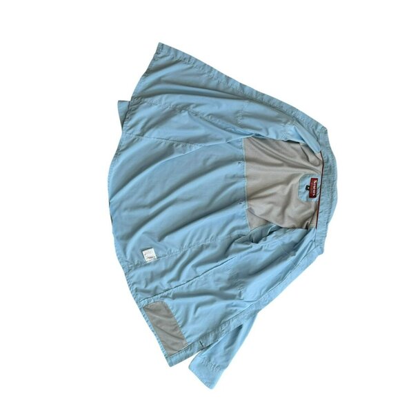 SIMMS Ebb Tide LS Shirt Glacier Blue Vented Fishing Men's SZ M - Picture 10 of 11